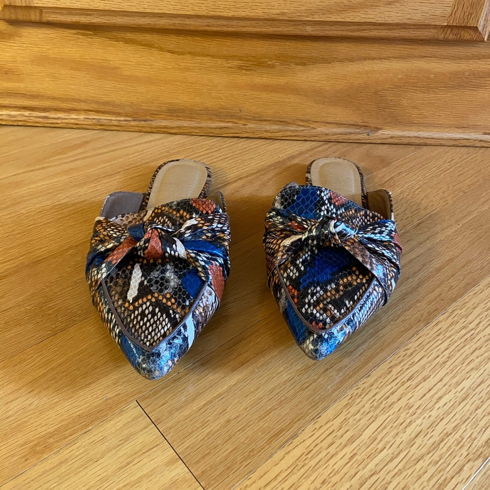 Multicolored Slipper Shoe